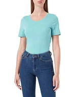 Koszulki i topy damskie - s.Oliver T-shirt damski, turkusowy, 36 (DE) - miniaturka - grafika 1