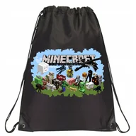 Torby szkolne - P203 PLECAK WOREK NA BUTY MINECRAFT DLA FANA GRA KOMPUTEROWA PREZENT - miniaturka - grafika 1
