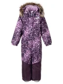 Kombinezony dla dzieci - Kombinezon dziecięcy ocieplany DEX kwiatki Lenne, r. 104 - miniaturka - grafika 1