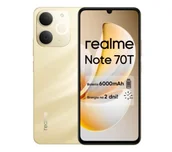 Telefony komórkowe - Realme Note 70T 4/128GB Złoty - miniaturka - grafika 1