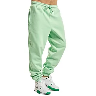 Spodenki męskie - Urban Classics Męskie spodnie dresowe basic, długie spodnie sportowe, luźny krój, elastyczny ściągacz, dostępne w ponad 10 kolorach, rozmiar S do 5XL, Neo Mint., S - grafika 1