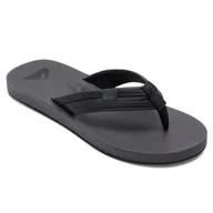 Klapki i japonki męskie - Klapki męskie Quiksilver Carver Squish japonki plażowe czarne-44 - miniaturka - grafika 1