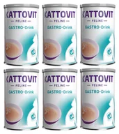 Mokra karma dla kotów - Kattovit Drink Gastro 6x135ml puszka - miniaturka - grafika 1