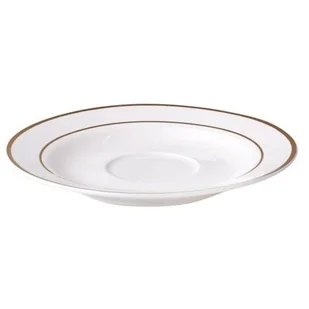 Spodek AMBITION Aura Gold 15.5 cm Biało-złoty - Talerze - miniaturka - grafika 1