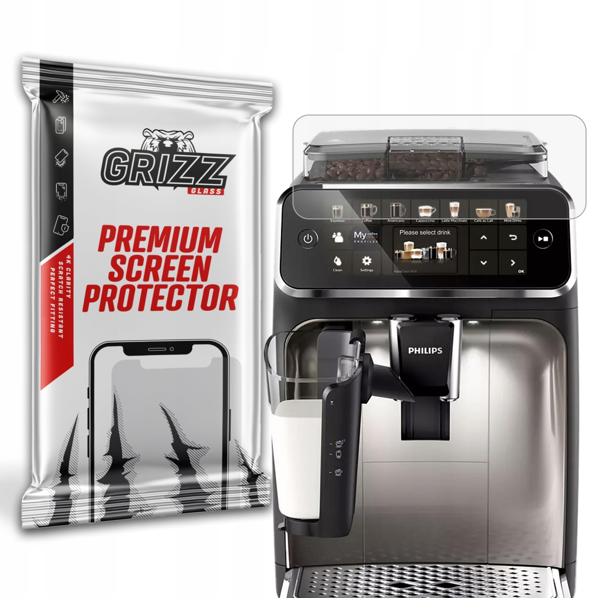 Folia matowa GrizzGlass PaperScreen do Philips LatteGo 5400
