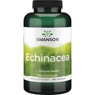 Balsamy i kremy do ciała - SWANSON Echinacea 400mg 180kaps - miniaturka - grafika 1