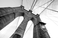 Tapety - Nice Wall Brooklyn Bridge wide angle fototapeta FS0131 - miniaturka - grafika 1