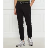 Spodnie męskie - Tommy Hilfiger Satynowe spodnie chino HARLEM Tapered fit - miniaturka - grafika 1