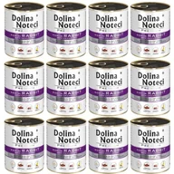 Mokra karma dla psów - Dolina Noteci Premium Adult bogata w królika z żurawiną puszka 12x800 g - miniaturka - grafika 1