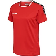 Koszulki i topy damskie - Hummel Hummel HmlAuthentic Poly Jersey damska koszulka z dżerseju S/S czerwony czerwony (True Red) S 204921-3062 - miniaturka - grafika 1