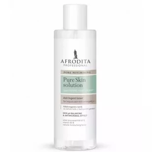 Afrodita Pure Skin Solution, Tonik Ściągający Dla Skóry Tłustej, 150ml - Toniki i hydrolaty do twarzy - miniaturka - grafika 1