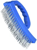 Akcesoria do elektronarzędzi - Silverline 250554 szczotka druciana do fasad z uchwytem D 4-rzędowa 250554 - miniaturka - grafika 1