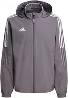 Kurtki męskie - Kurtka męska Adidas Tiro 21 All-Weather szara r. M - miniaturka - grafika 1