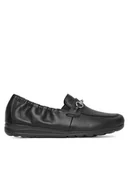 Mokasyny damskie - Rieker Mokasyny L9354-00 Czarny - miniaturka - grafika 1