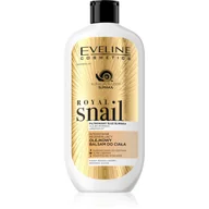 Balsamy i kremy do ciała - Eveline COSM Royal Snail intensywnie regenerujący olejkowy balsam do ciała 350 ml - miniaturka - grafika 1