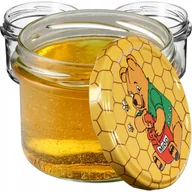 Pojemniki kuchenne - Słoiki Tartu 235ml 10 szt. 82mm + wieczka "Miód" - miniaturka - grafika 1