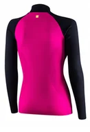 Bluzy damskie - LS1352W Bluza damska ATHLETIC fuksjowy/czarny XL - miniaturka - grafika 1