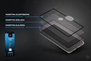 MS Diamond Glass Edge Lite FG Xiaomi Poco X6 czarny/black Full Glue - Szkła hartowane na telefon - miniaturka - grafika 6