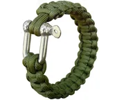 Bransoletki - BRANSOLETKA LINA PARACORD  23mm OLIV  MFH L - miniaturka - grafika 1