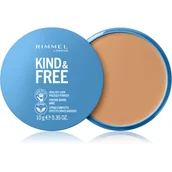 Pudry do twarzy - Rimmel London London Kind & Free Healthy Look Pressed Powder puder 10 g 030 Medium - miniaturka - grafika 1