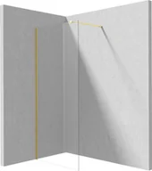 Ścianki i drzwi prysznicowe - Deante Ścianka prysznicowa walk-in 70 cm Prizma złoty KTJ_Z37P - miniaturka - grafika 1