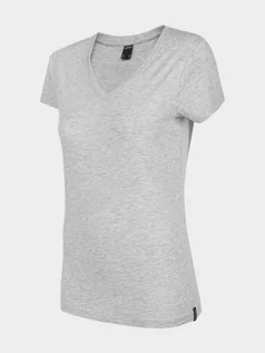 Koszulki i topy damskie - Outhorn, T-shirt damski, TSD601, jasnoszary, rozmiar S - grafika 1