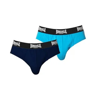 Lonsdale 2 szt. majtki męskie niebieskie wielokolorowe, Rozmiar XL - Majtki męskie - miniaturka - grafika 1
