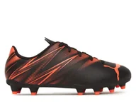 Buty dla dziewczynek - Buty dziecięce Puma 10748012 ATTACANTO FG/AG JR Czarne - miniaturka - grafika 1