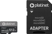 Karty pamięci - Karta Platinet Pro MicroSDXC 512 GB Class 10 UHS-III/U3 A2 PMMSDX512UIII - miniaturka - grafika 1
