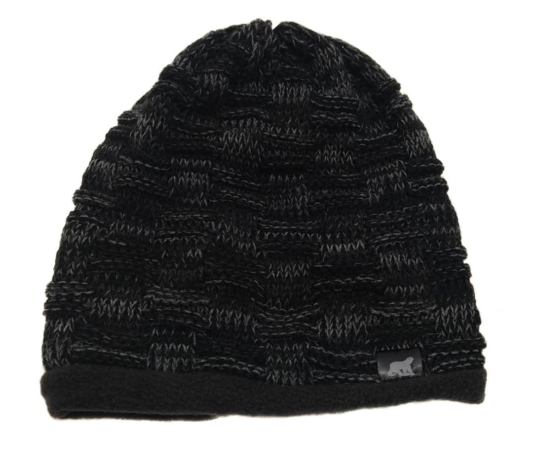 CZAPKA ZIMOWA MEL produkt polski czarno-szara