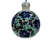 Bombki - Ceramika Bolesławiec ANDY, Ceramiczna bombka mała, wzór A233 D87 - miniaturka - grafika 1