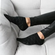 Skarpetki damskie - Skarpetki 066-008  Czarny (Rozmiar 38/40) - miniaturka - grafika 1