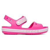 Buty dla dziewczynek - Sandały Crocs BAYABAND SANDAL K 211054-6QQ - miniaturka - grafika 1