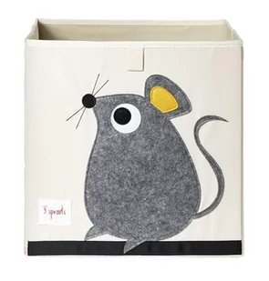 3Sprouts Opbevaringskasse Mouse - IBXMOU - Pojemniki na zabawki - miniaturka - grafika 1