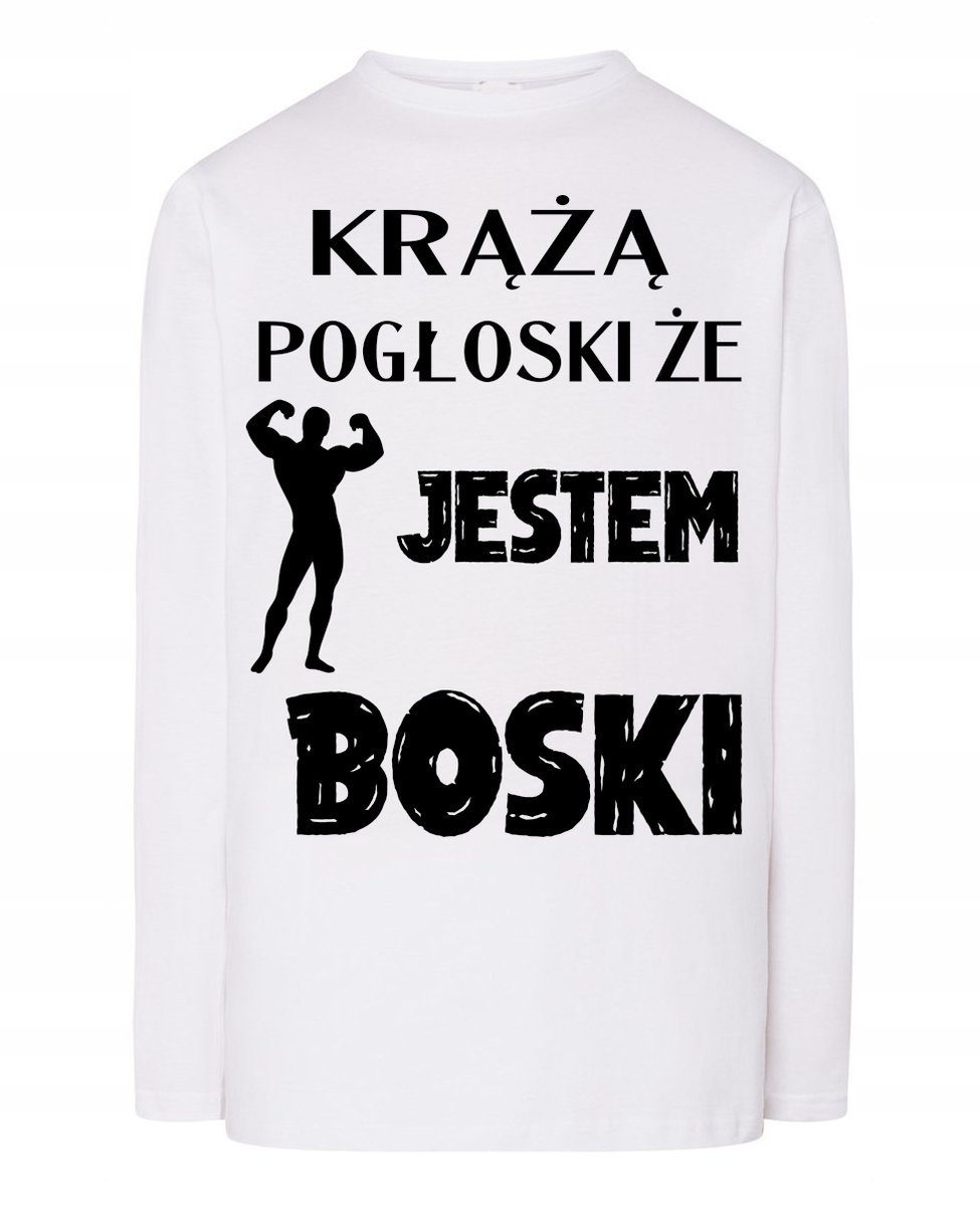 Longsleeve Na Prezent Jestem Boski r.M