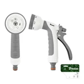 Węże ogrodowe i zraszacze - Pistolet 7-funkcyjny Handy Soft White Line - miniaturka - grafika 1