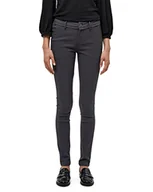 Spodnie damskie - Minus 33 Damskie spodnie Carma Business Casual, ciemnoszary, 72 PL - miniaturka - grafika 1