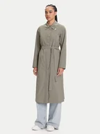 Płaszcze damskie - K-Way Trencz Barbra K61337W Zielony Regular Fit - miniaturka - grafika 1