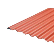 Pokrycia dachowe - Płyta PVC WBS 76/18 WAVE 900 x 2000 x 1,1 mm czerwona - miniaturka - grafika 1