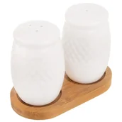 Pojemniki na przyprawy - Orion Solniczka + pieprzniczka przyprawnik na sól pieprz na podstawce 153669 - miniaturka - grafika 1