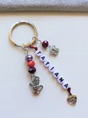 Breloki - Brelok Breloczek Serce Farby Pędzel Motyl Imię - miniaturka - grafika 1