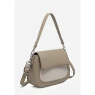 Torebki damskie - Praktyczna Damska Torebka Listonoszka Na Ramię Do Ręki LUIGISANTO Beżowa - miniaturka - grafika 1