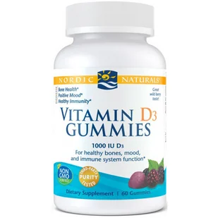 Vitamin D3 Gummies 1000 IU 60 żelek Nordic Naturals 1036544052 - Witaminy i minerały - miniaturka - grafika 1