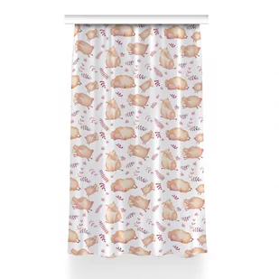 Gotowa zasłona na kółka Owieczki do pokoju 150x240, Fabricsy - Zasłony - miniaturka - grafika 1