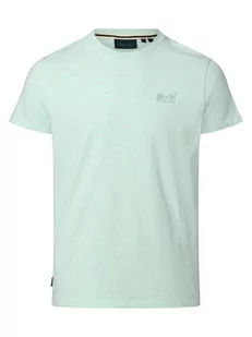 Superdry - T-shirt męski, niebieski|zielony - Koszulki męskie - miniaturka - grafika 1