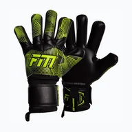 Piłka nożna - Rękawice bramkarskie Football Masters Varis X NC black/green WYSYŁKA W 24H 30 DNI NA ZWROT - miniaturka - grafika 1