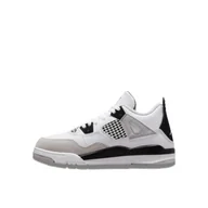 Buty trekkingowe dziecięce - Dziecięce buty do chodzenia Air Jordan 4 Retro Military Black Enfant et Bébé - miniaturka - grafika 1