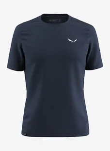 Koszulka szybkoschnąca Salewa Puez Hyb Dry T-Shirt - navy blazer - Koszulki i topy damskie - miniaturka - grafika 1