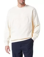 Swetry męskie - GANT sweter męski, kremowy, S - miniaturka - grafika 1