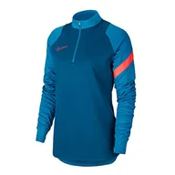 Bluzy damskie - Nike Dry Acd20 Dril Top bluza damska niebieski Puma Black Heather L - miniaturka - grafika 1